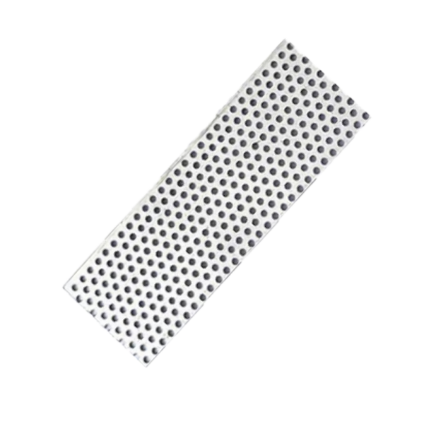 Edelstahl-Lochblech für das Schutzgas-Winkel-Profil 21 mm x 0,5 mm 