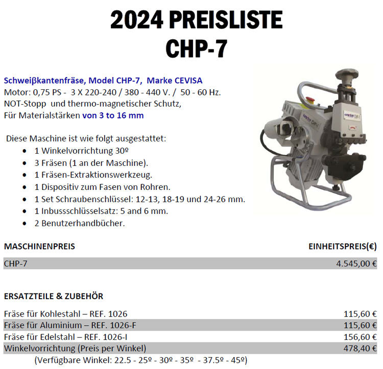 CHP-7_Maschine-zubehor-und-Erstzteile_B